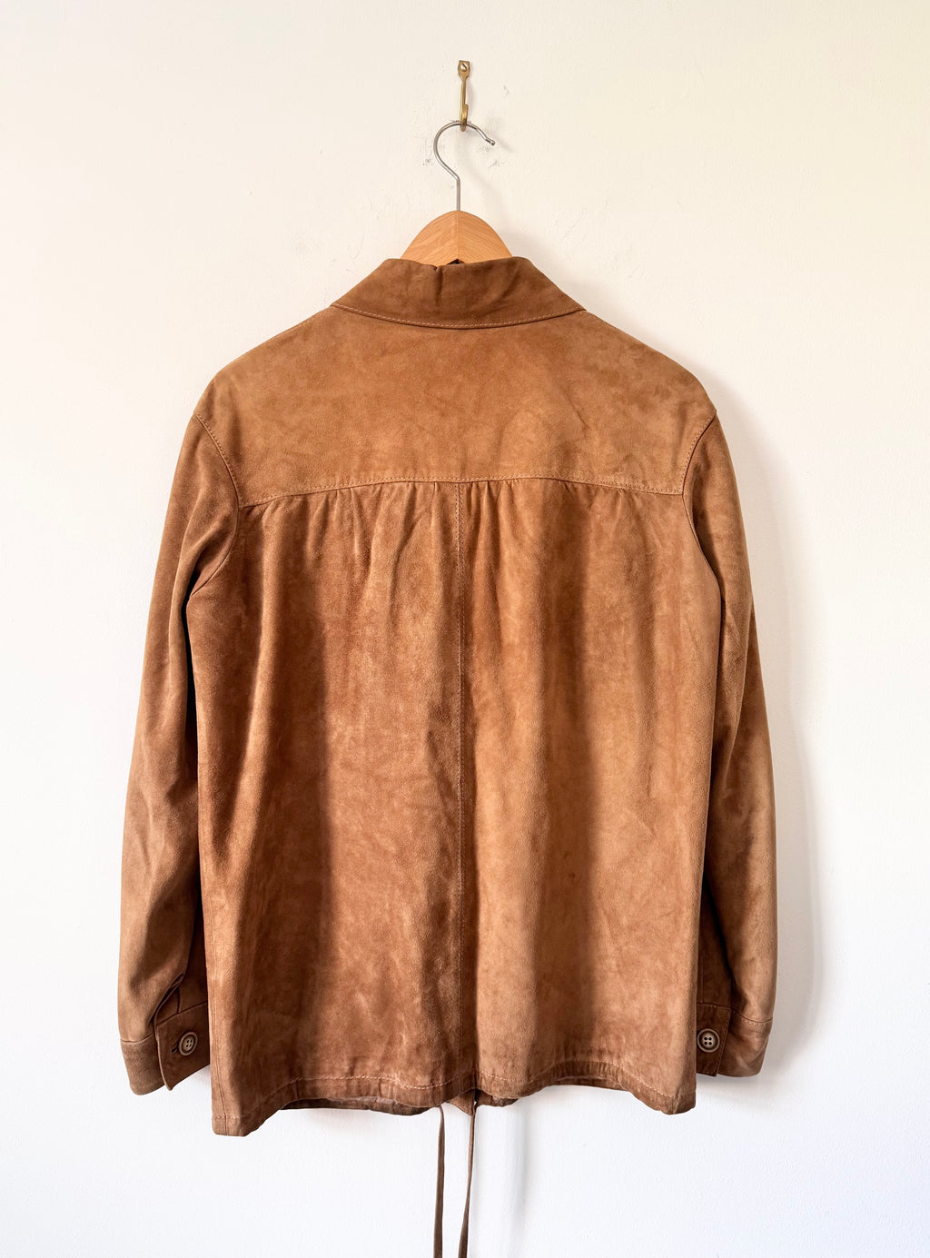 Vintage Suede Shirt Jacket