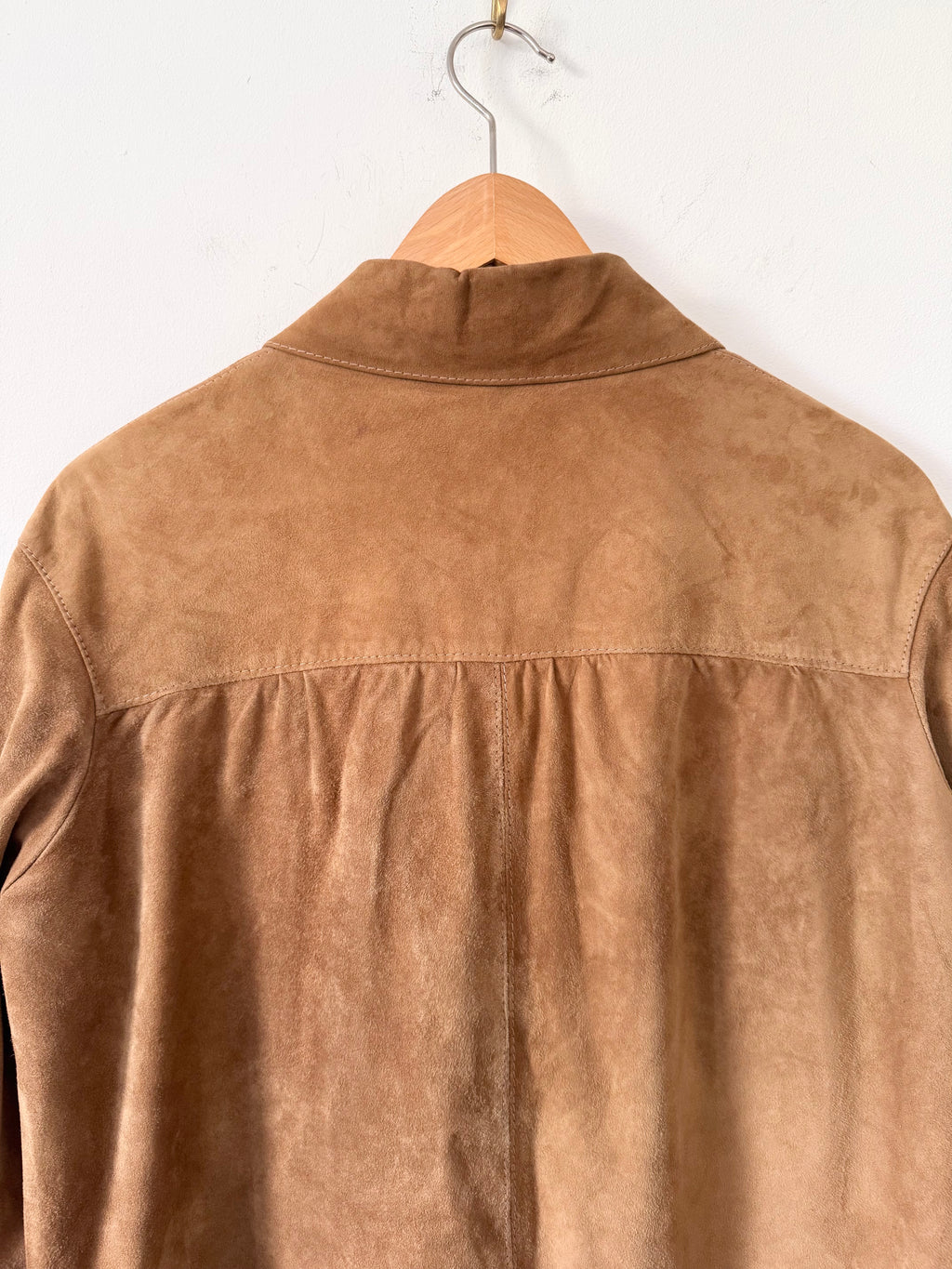 Vintage Suede Shirt Jacket