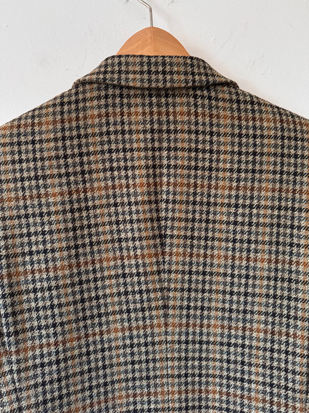 Max Mara Preowned Wool and Cashmere Houndstooth Blazer