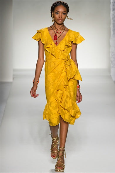 2012 Moschino Runway  Wrap Dress
