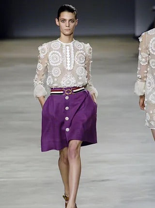 Chloé Phoebe Philo Era Preowned Linen Skirt image 8