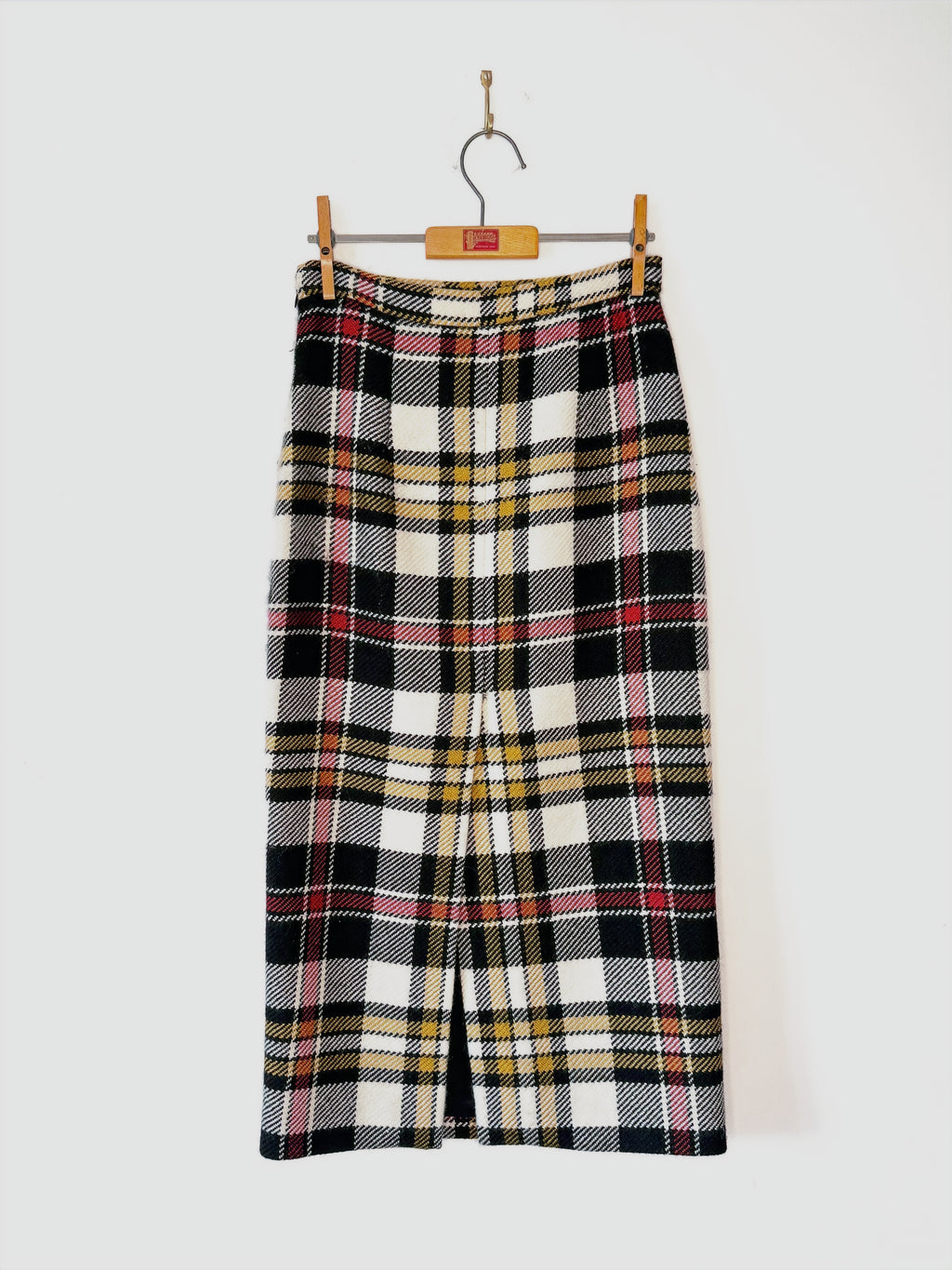 Miu Miu Fall 2018 Preowned Midi Plaid Pencil Skirt image 2