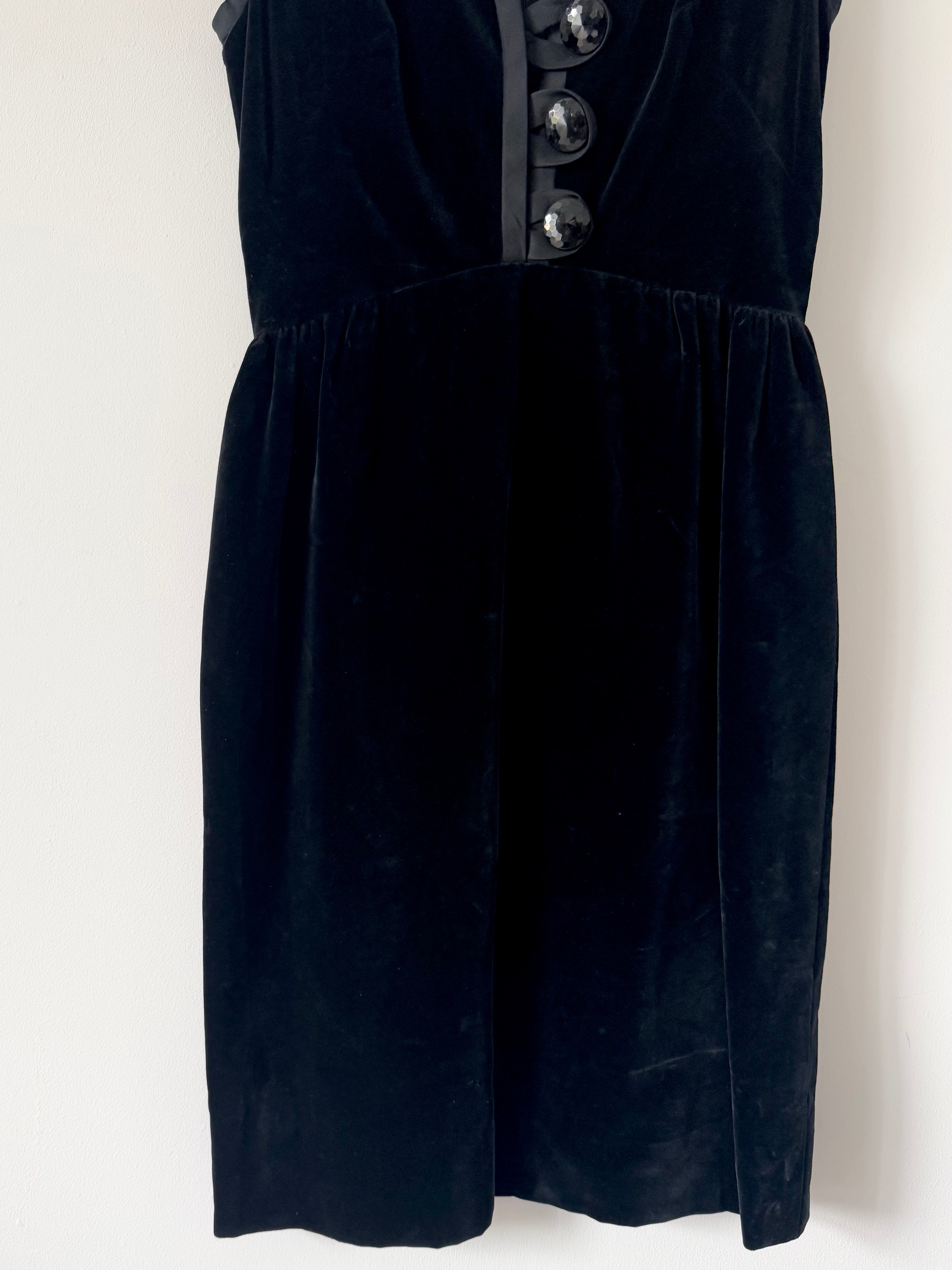 Bill Blass for Maurice Rentner Vintage Silk Velvet Dress image 6