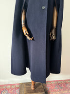 DAKS Preowned Long Wool Cape image 7