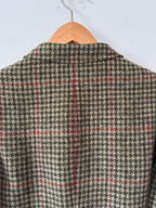 DAKS Vintage Checked Tweed Blazer