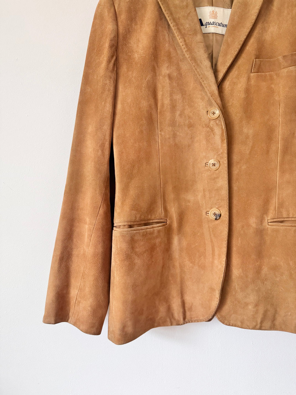 Aquascutum Vintage Suede Blazer