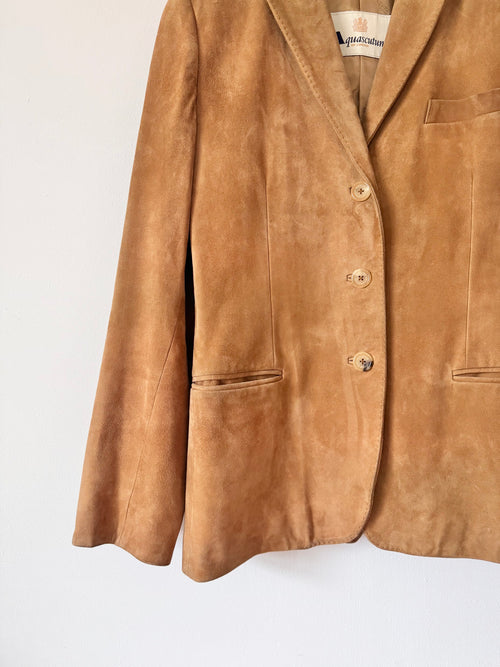 Aquascutum Vintage Suede Blazer