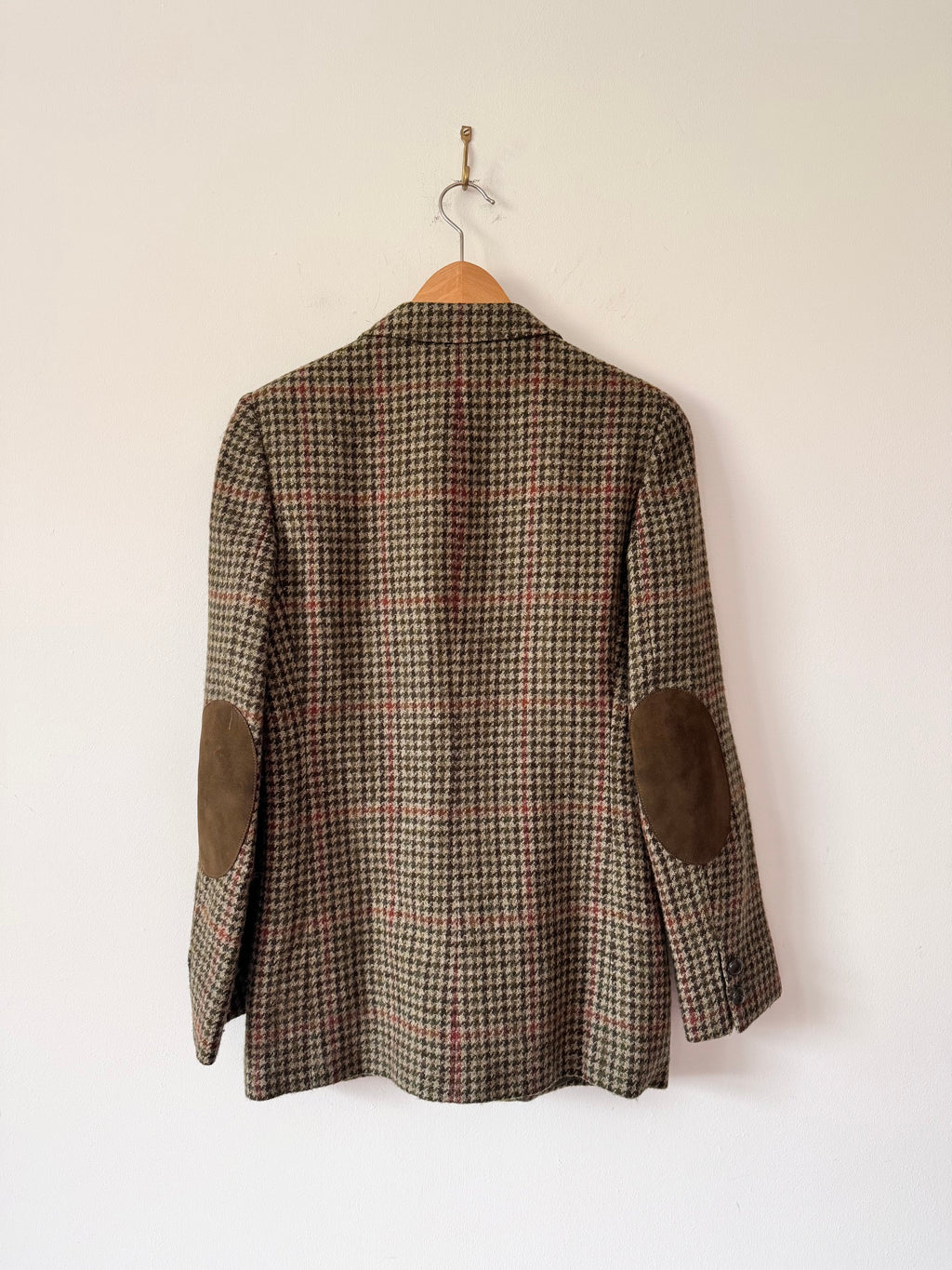 DAKS Vintage Checked Tweed Blazer