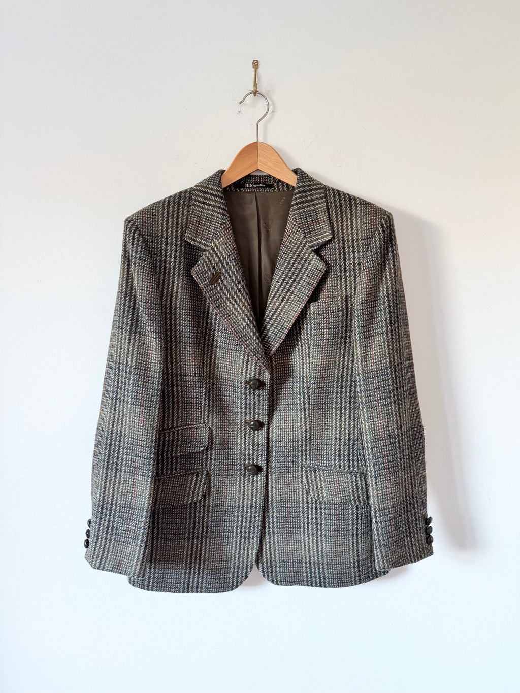 DAKS Vintage Classic Tweed Blazer