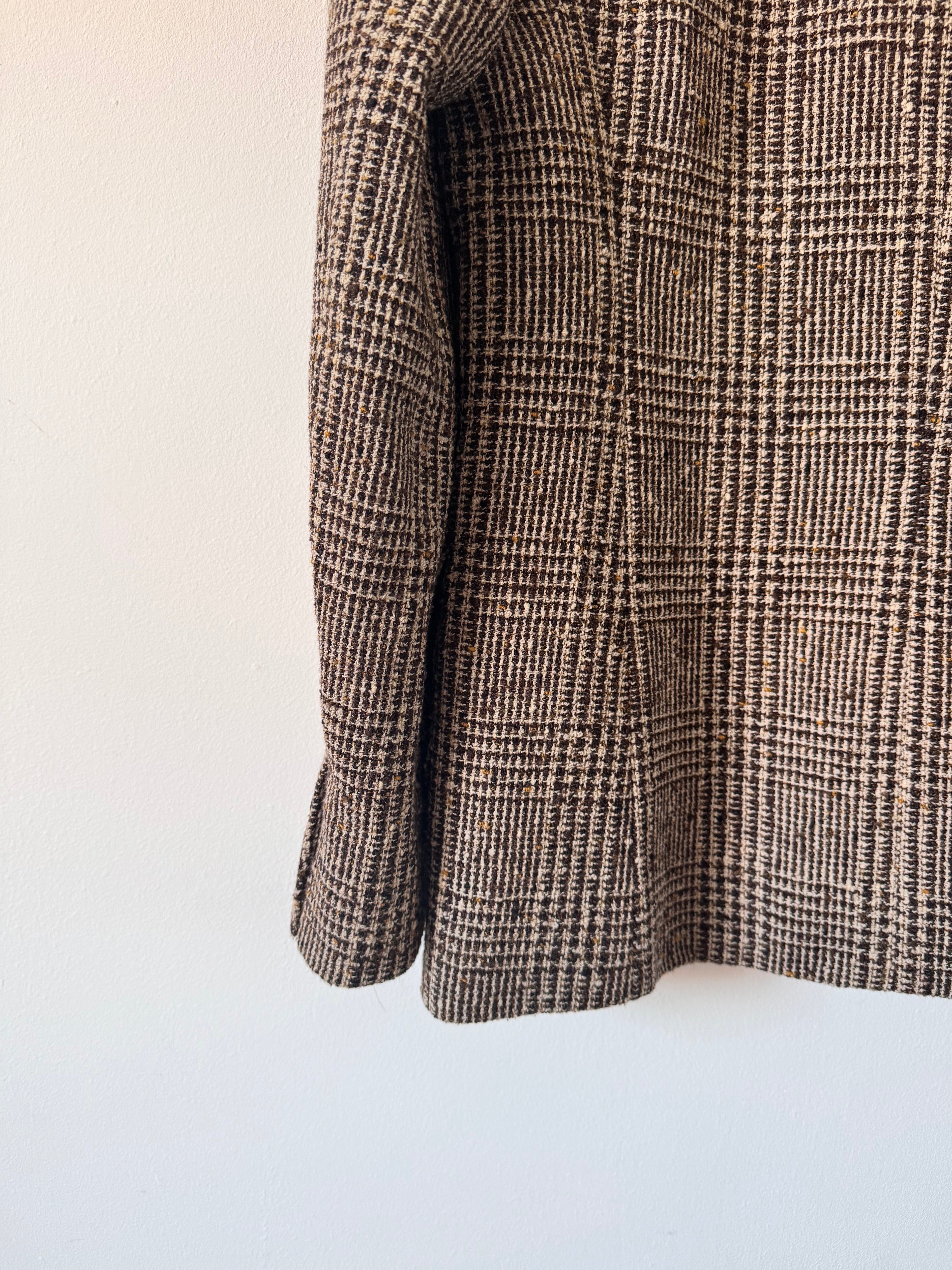 Max Mara Vintage Checked Blazer