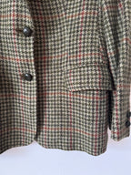 DAKS Vintage Checked Tweed Blazer