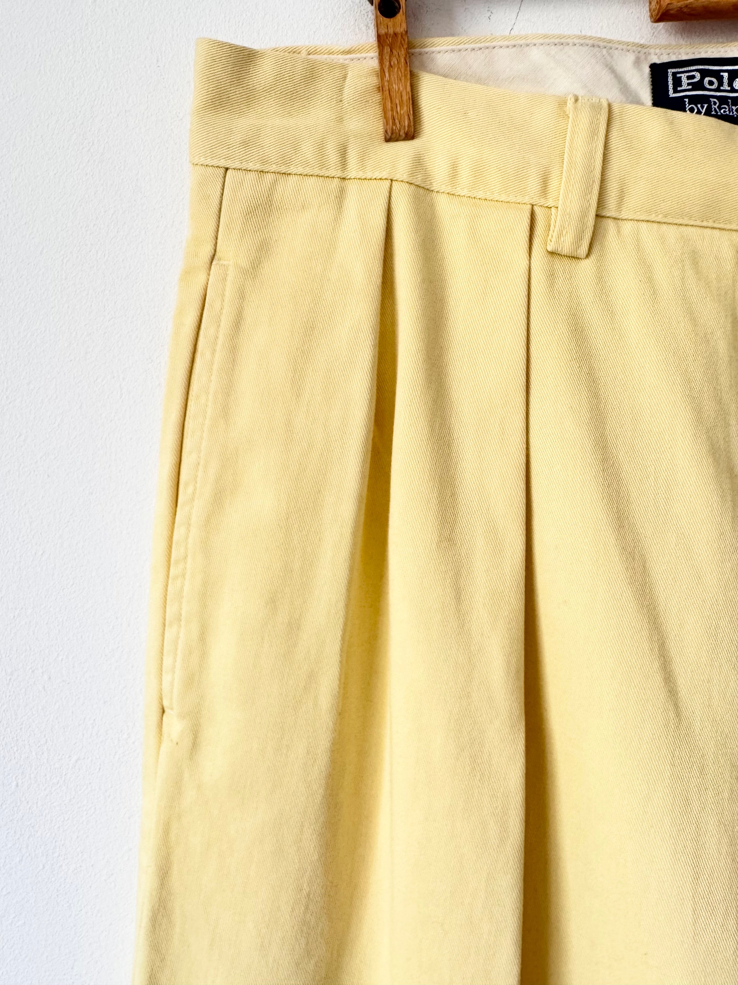 Polo Ralph Lauren Vintage Yellow Chinos