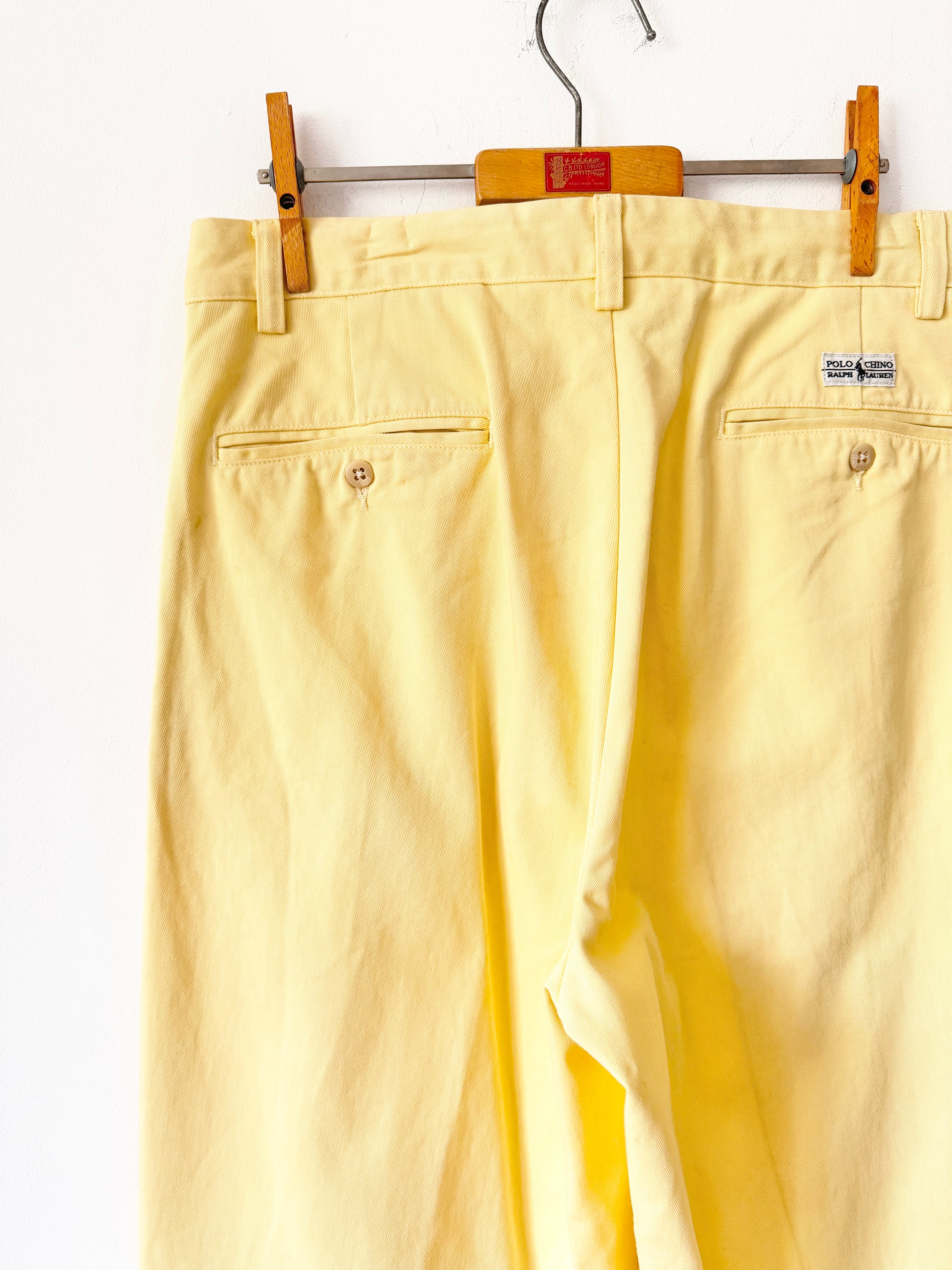 Polo Ralph Lauren Vintage Yellow Chinos