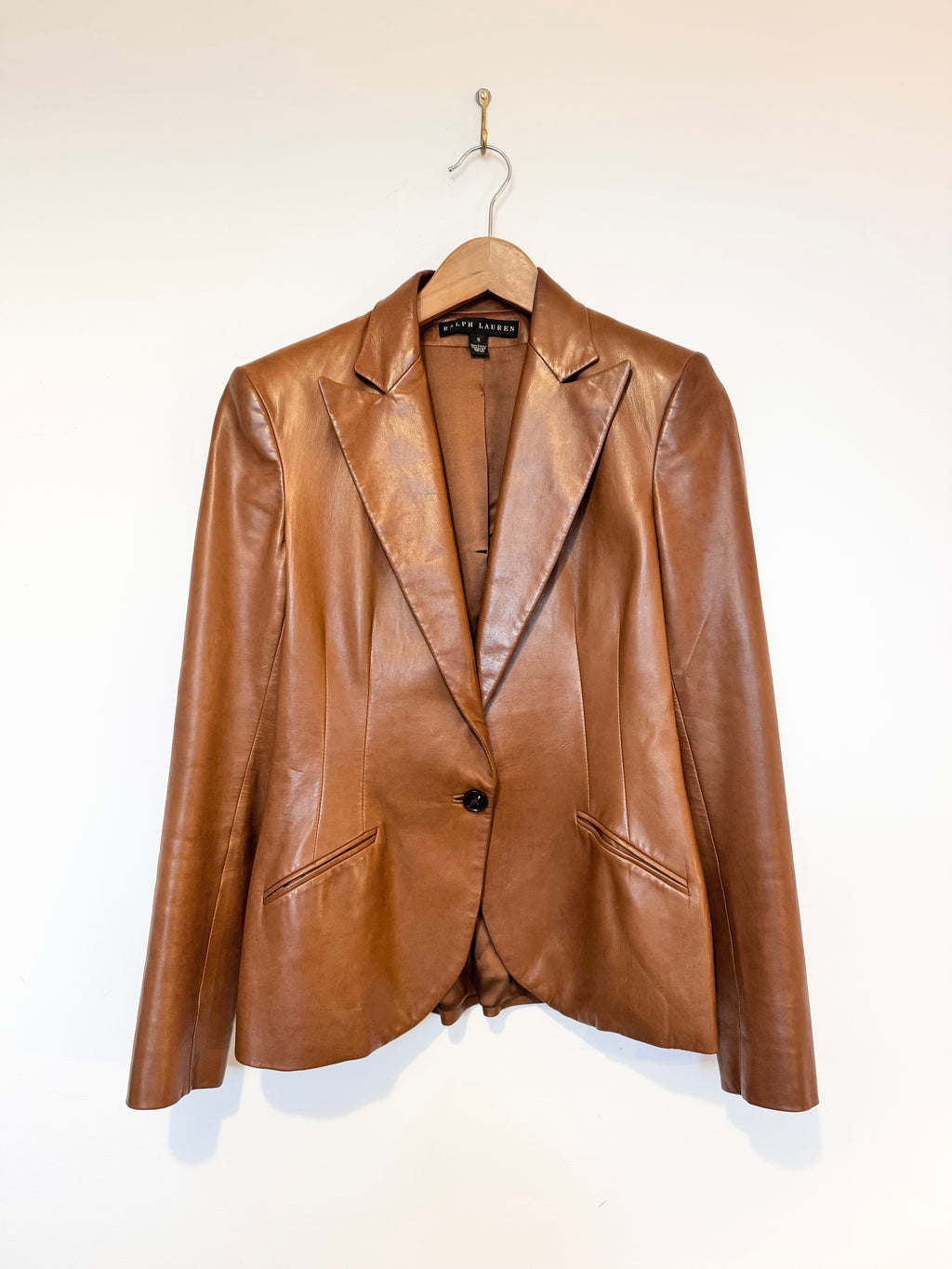 Ralph Lauren Pre-Owned Leather Blazer