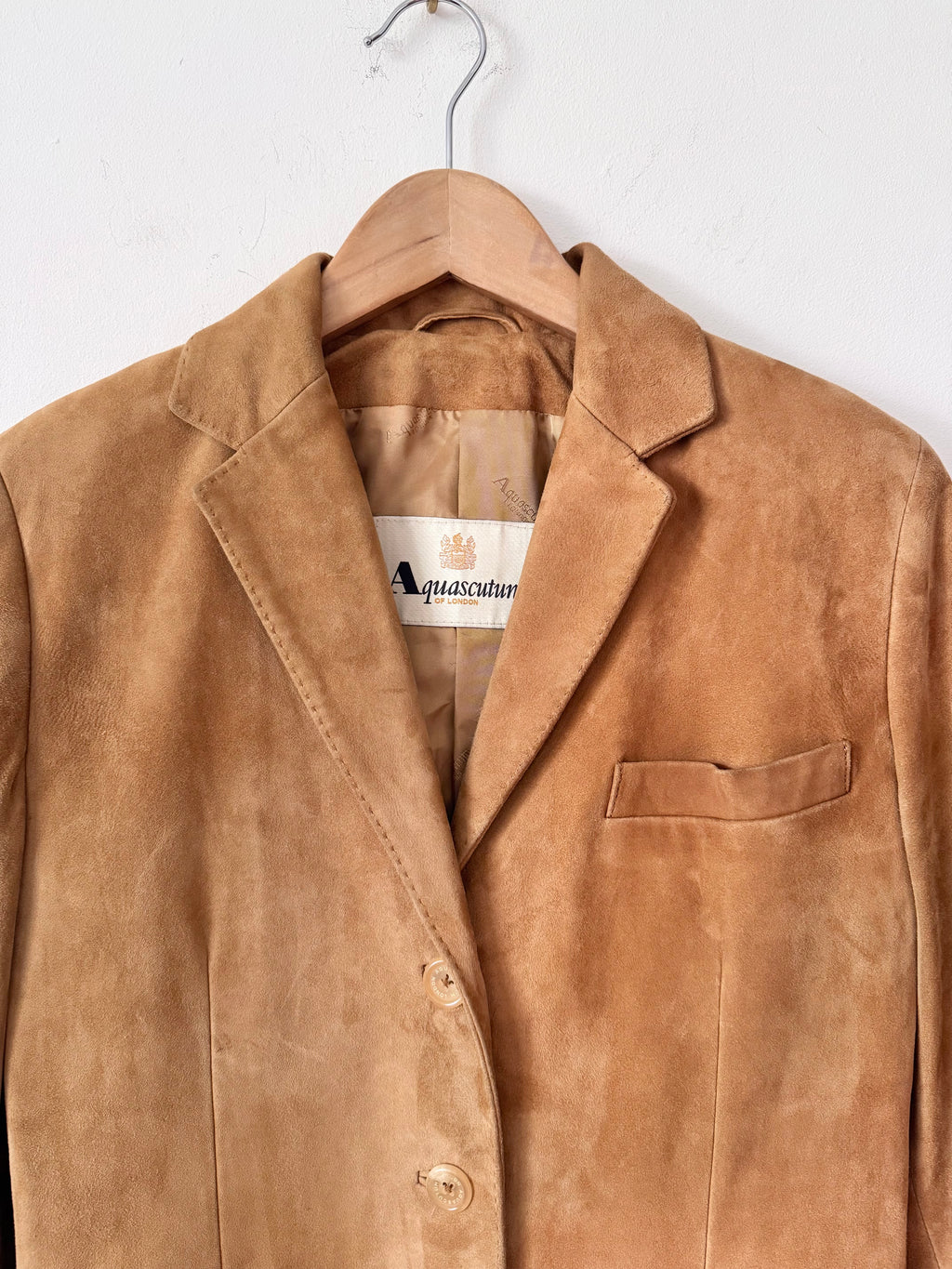 Aquascutum Vintage Suede Blazer