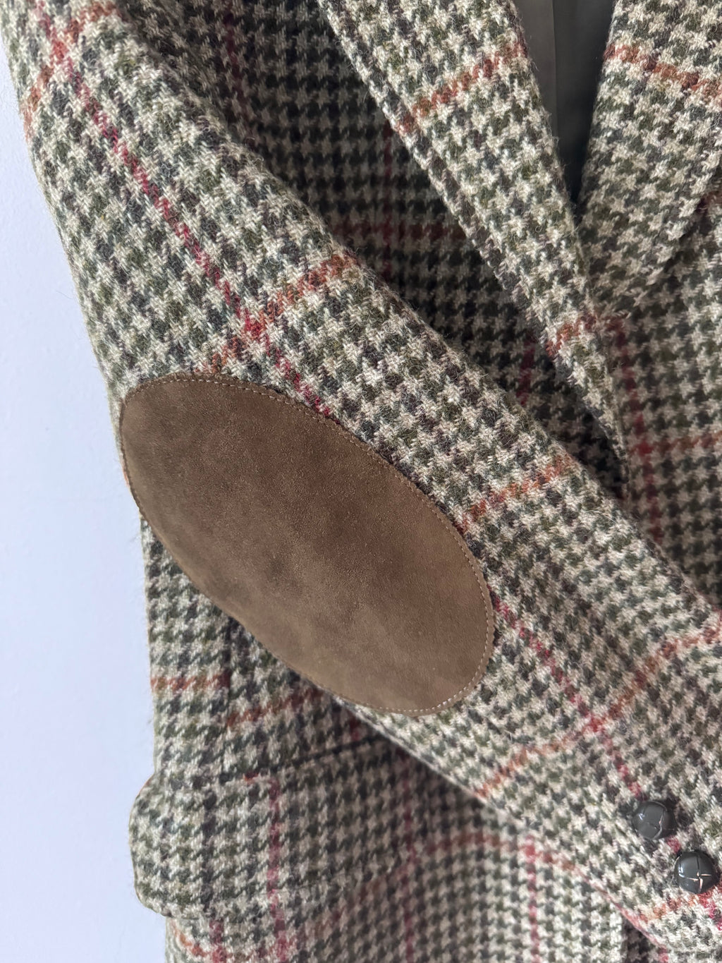 DAKS Vintage Checked Tweed Blazer