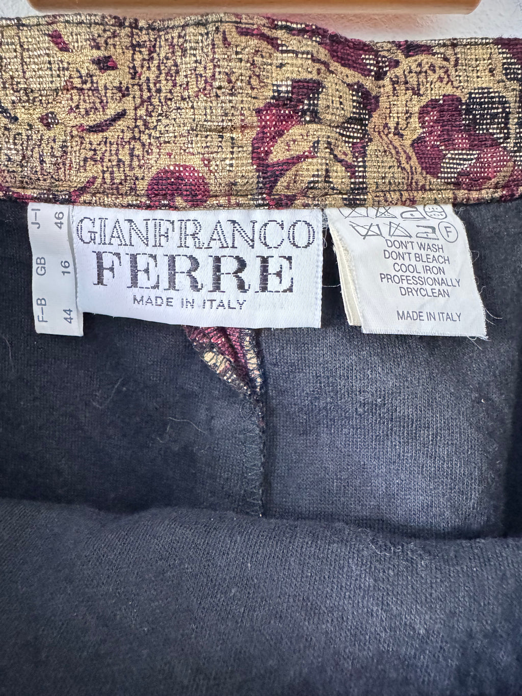 Gianfranco Ferre Vintage Brocade Skirt