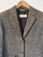 Max Mara Vintage Checked Blazer