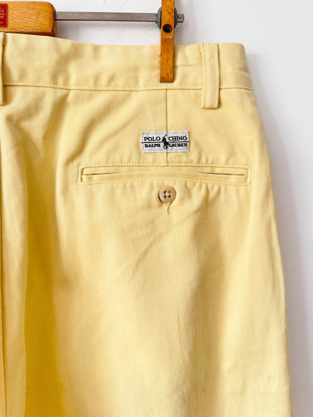 Polo Ralph Lauren Vintage Yellow Chinos