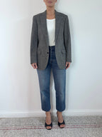 DAKS Preowned Wool and Cashmere Blazer