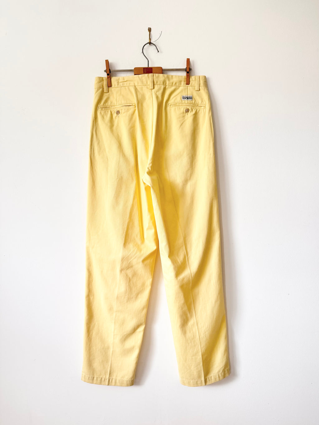 Polo Ralph Lauren Vintage Yellow Chinos