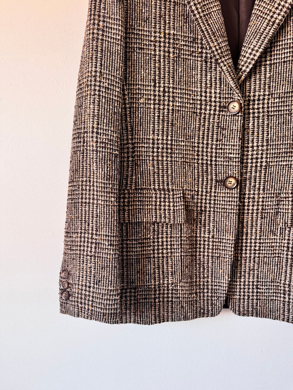 Max Mara Vintage Checked Blazer