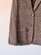 Max Mara Vintage Checked Blazer