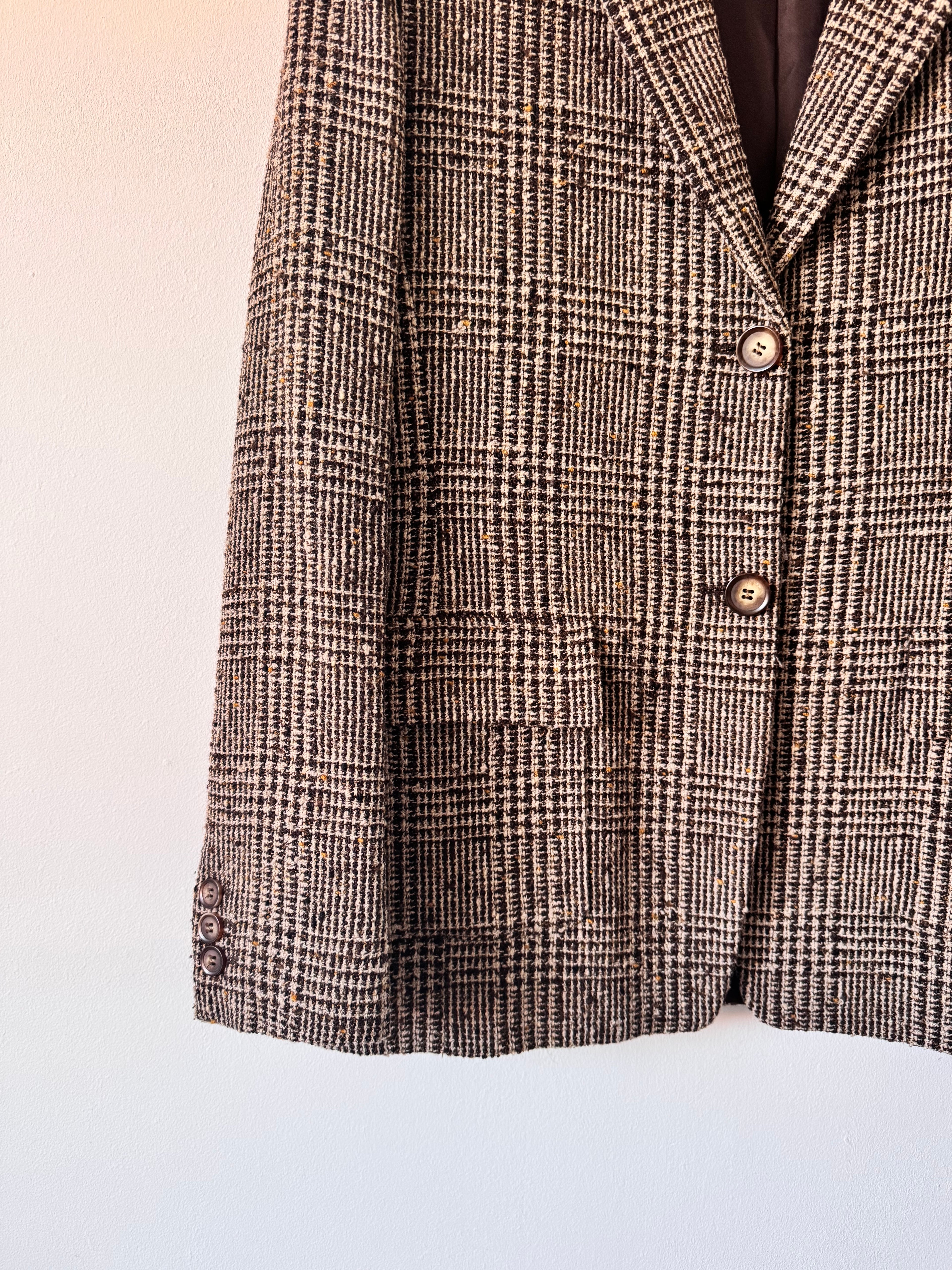 Max Mara Vintage Checked Blazer