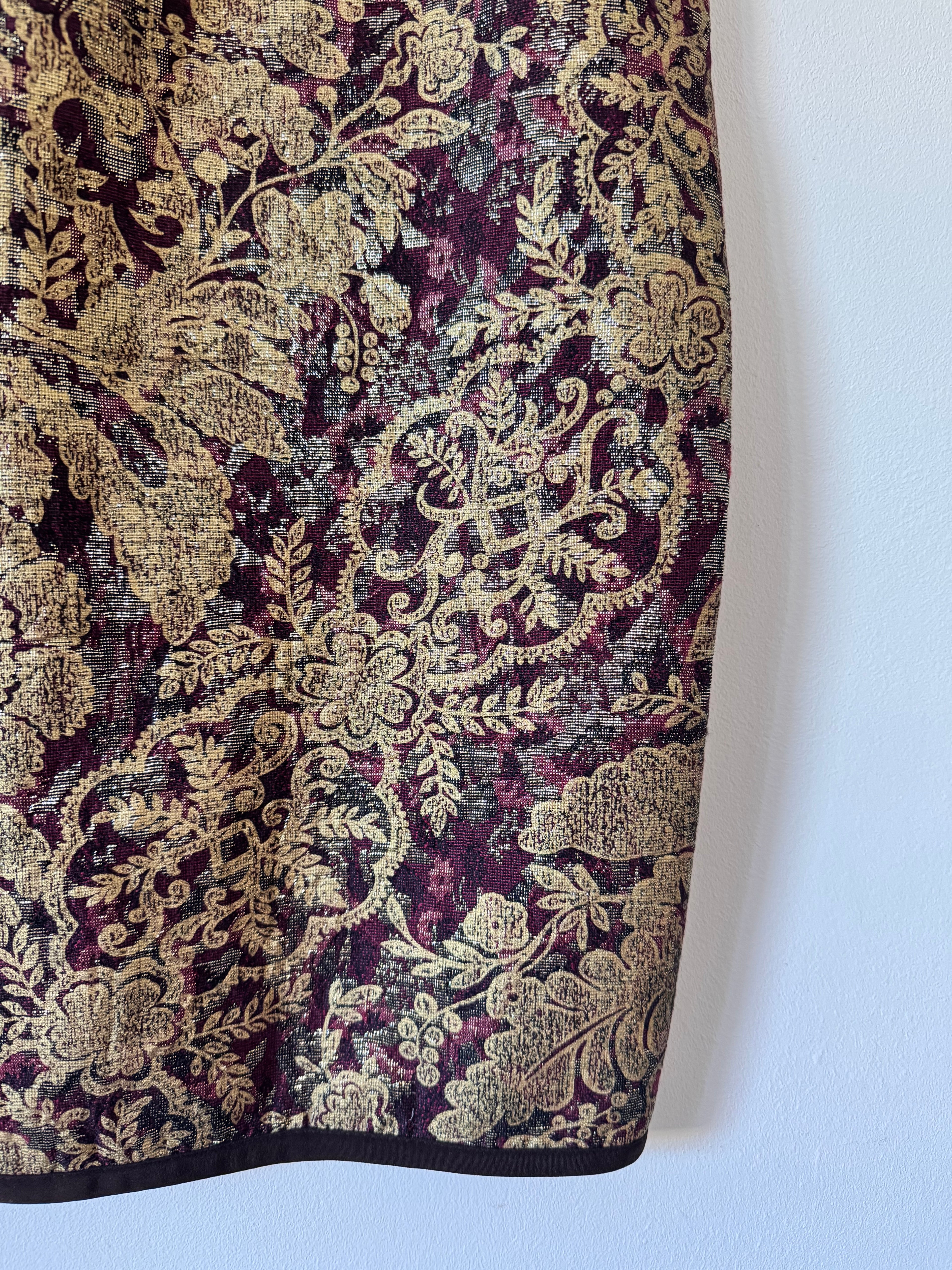 Gianfranco Ferre Vintage Brocade Skirt