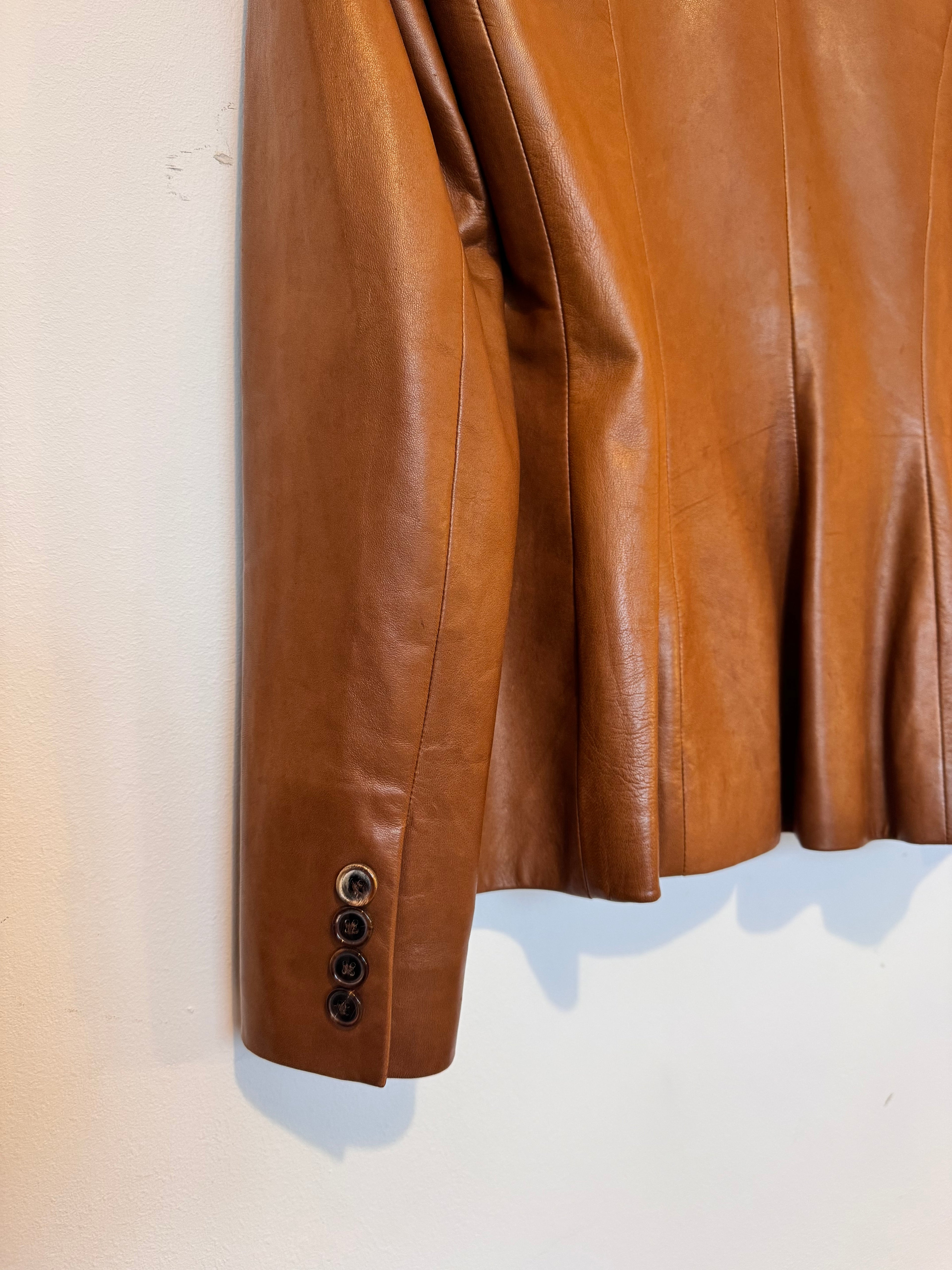 Ralph Lauren Pre-Owned Leather Blazer