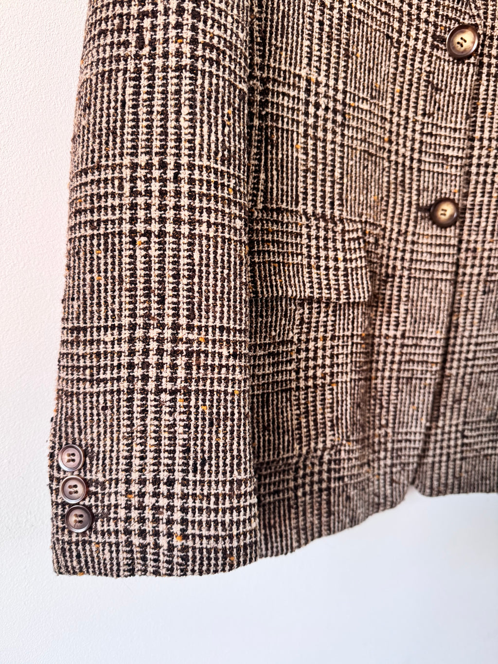 Max Mara Vintage Checked Blazer