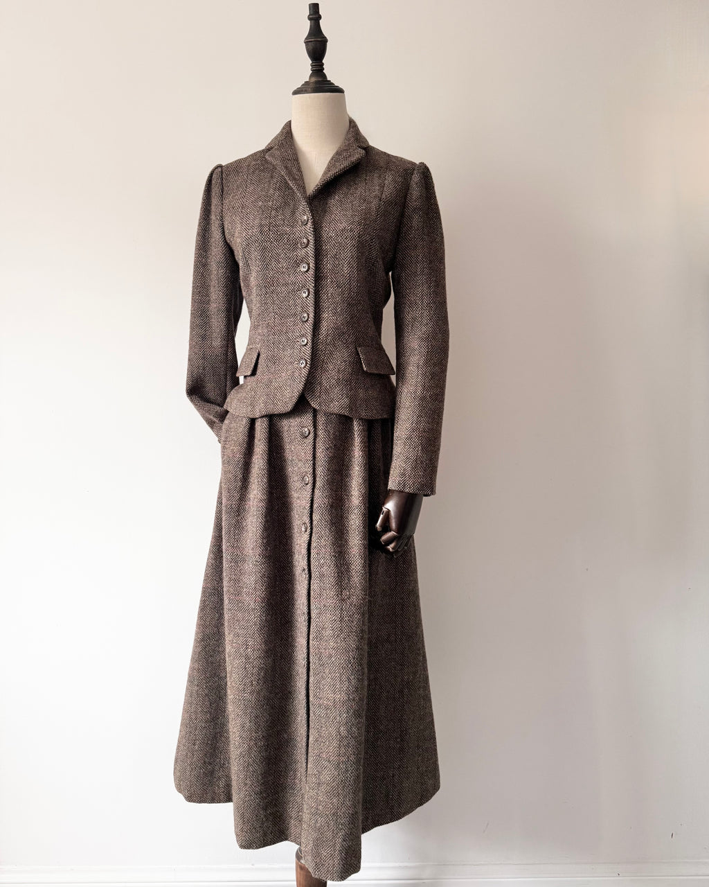 Ralph Lauren Vintage Tweed Skirt Suit