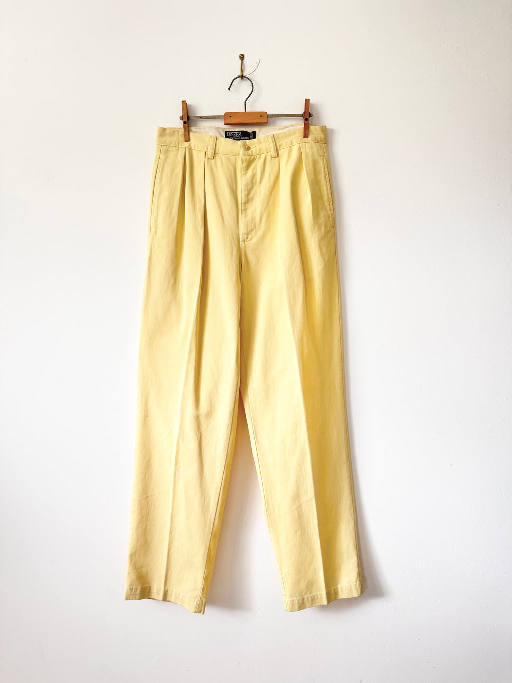 Polo Ralph Lauren Vintage Yellow Chinos