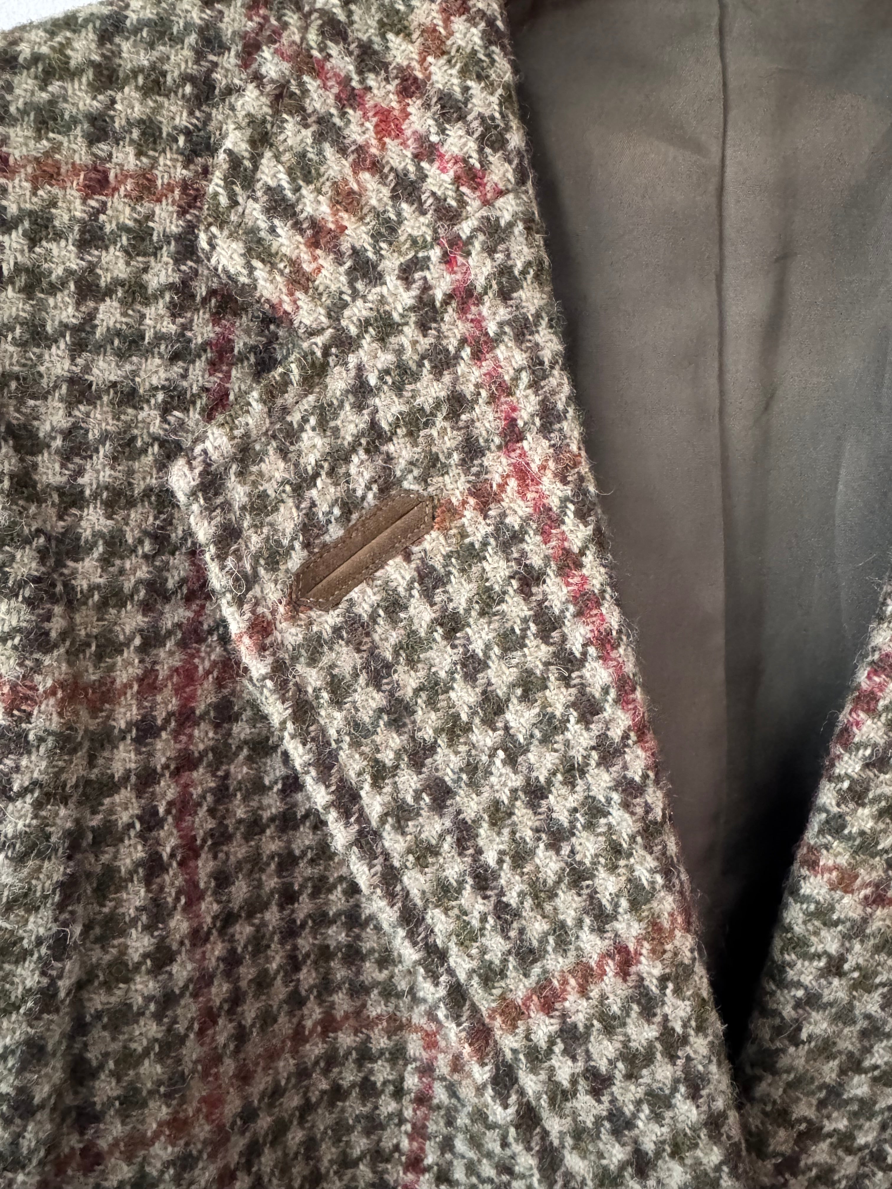 DAKS Vintage Checked Tweed Blazer