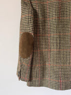 DAKS Vintage Checked Tweed Blazer