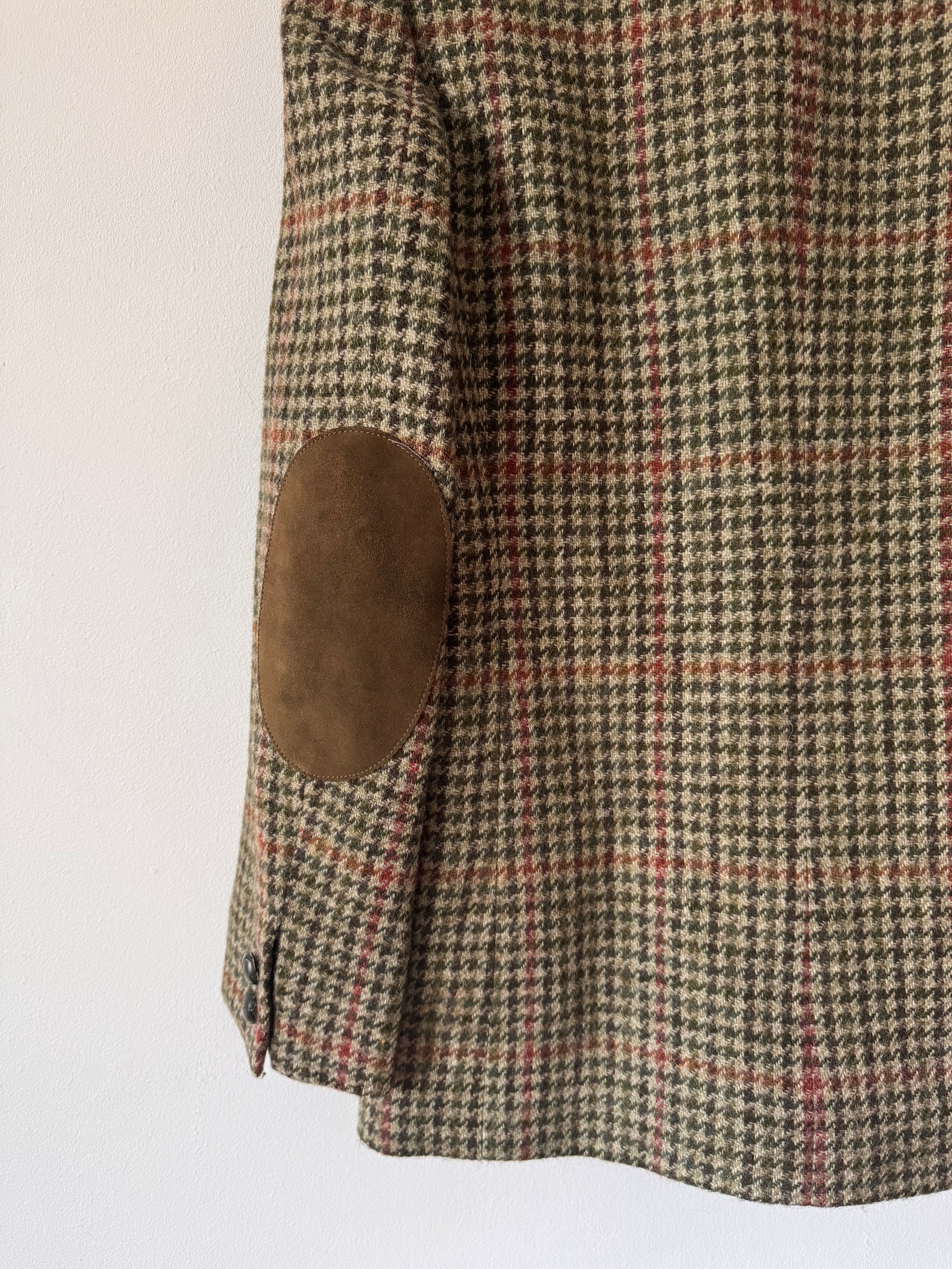 DAKS Vintage Checked Tweed Blazer