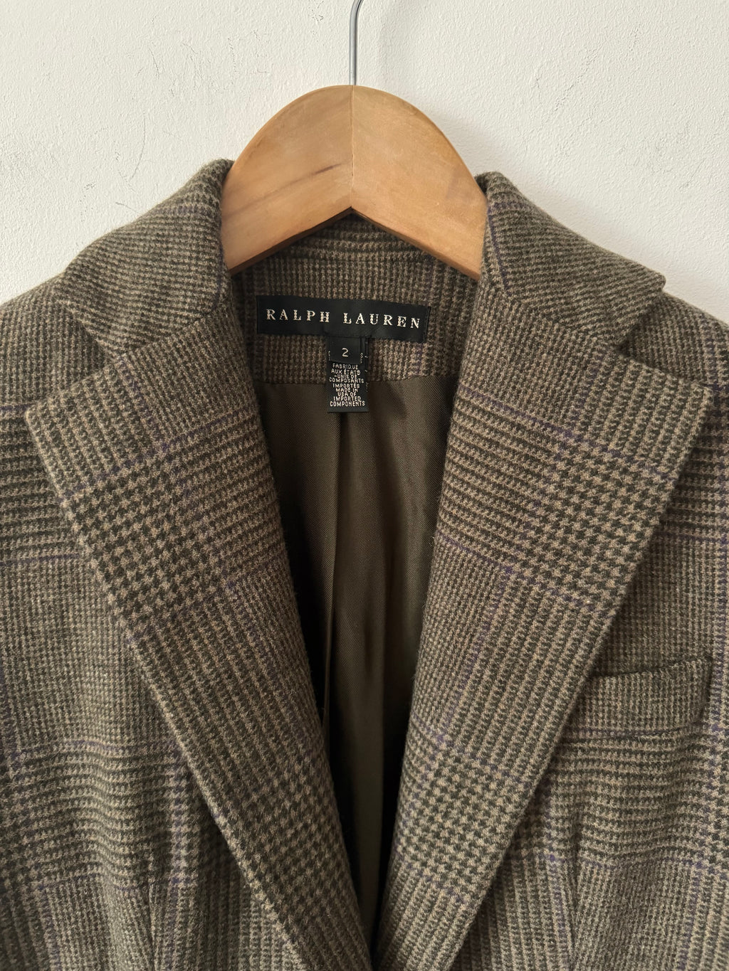 Ralph Lauren Prince of Wales Check Blazer