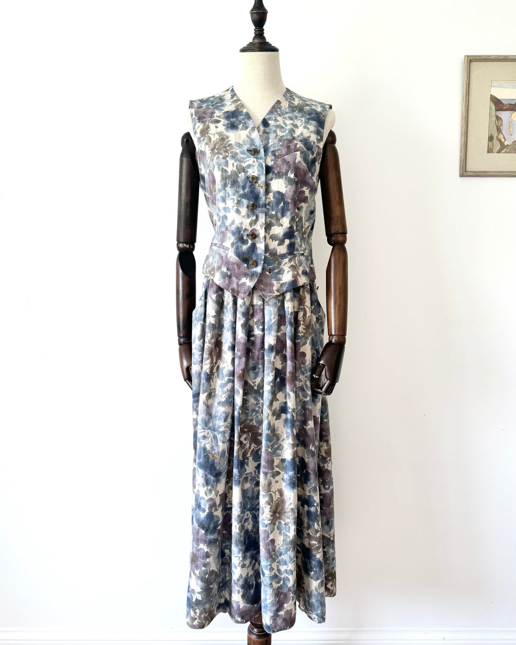 Mulberry Skirt and Waistcoat Vintage set image 0