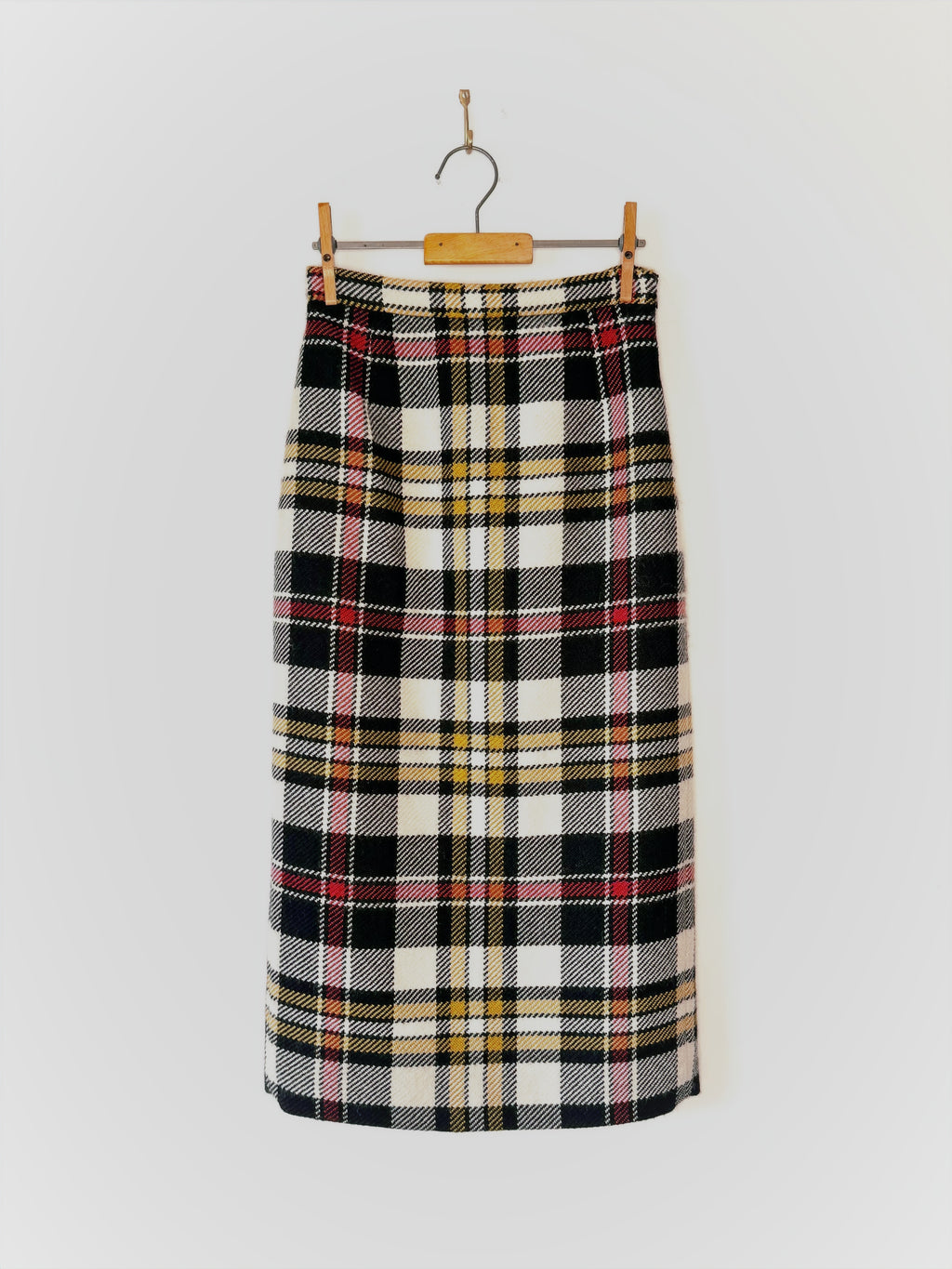 Miu Miu Fall 2018 Preowned Midi Plaid Pencil Skirt image 0