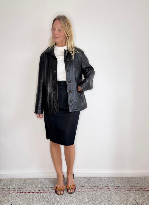 Armani Jeans Vintage Leather Jacket image 0