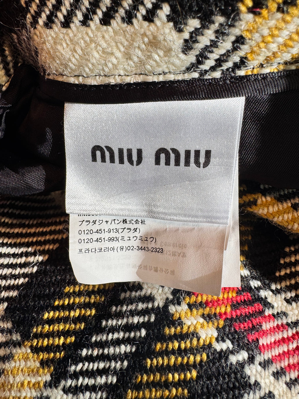 Miu Miu Fall 2018 Preowned Midi Plaid Pencil Skirt image 6
