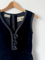 Bill Blass for Maurice Rentner Vintage Silk Velvet Dress image 3