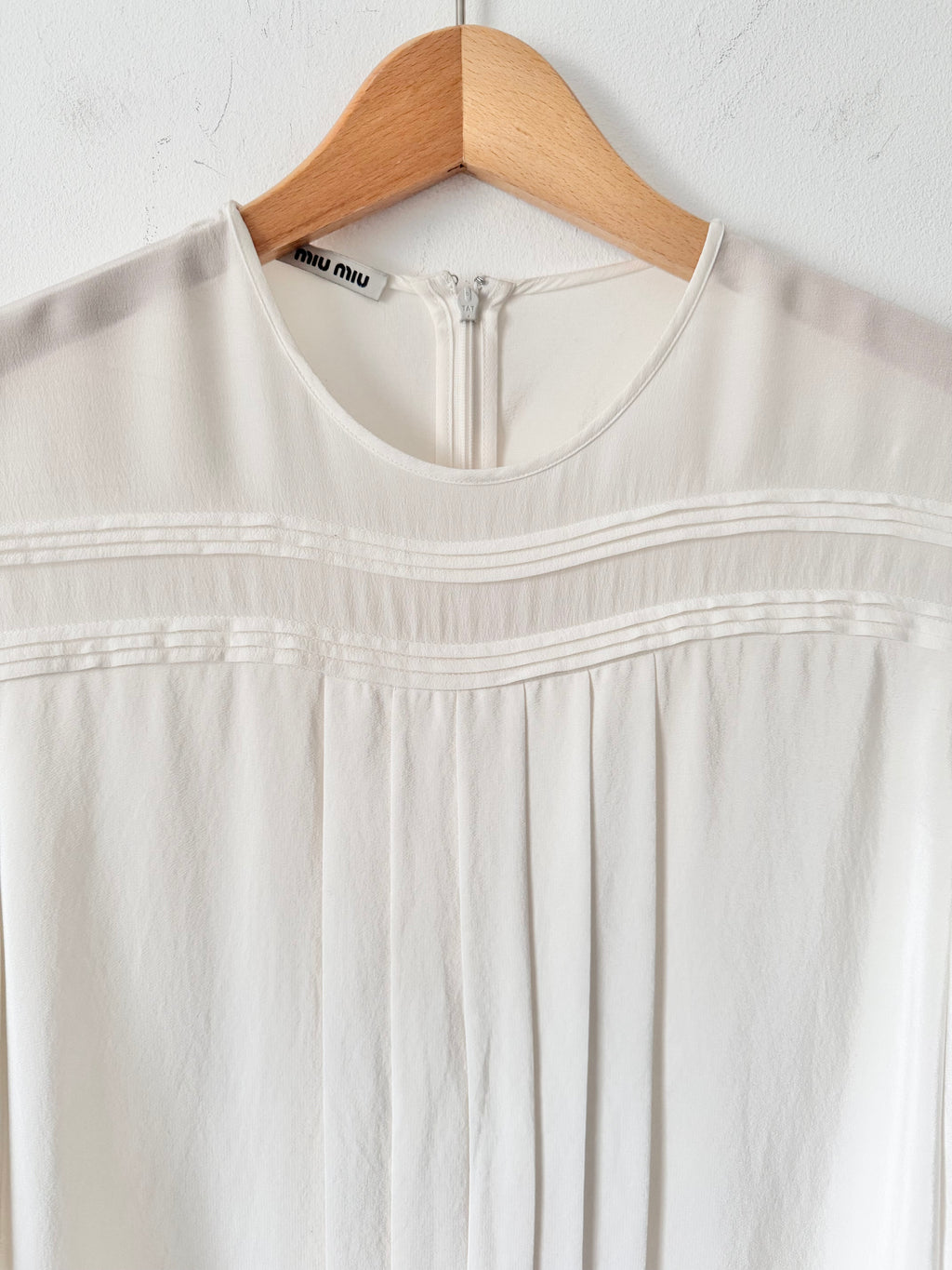 Miu Miu Preowned Pleated Top image 1