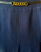 Celine Paris Vintage Pleated Wool Skirt image 3