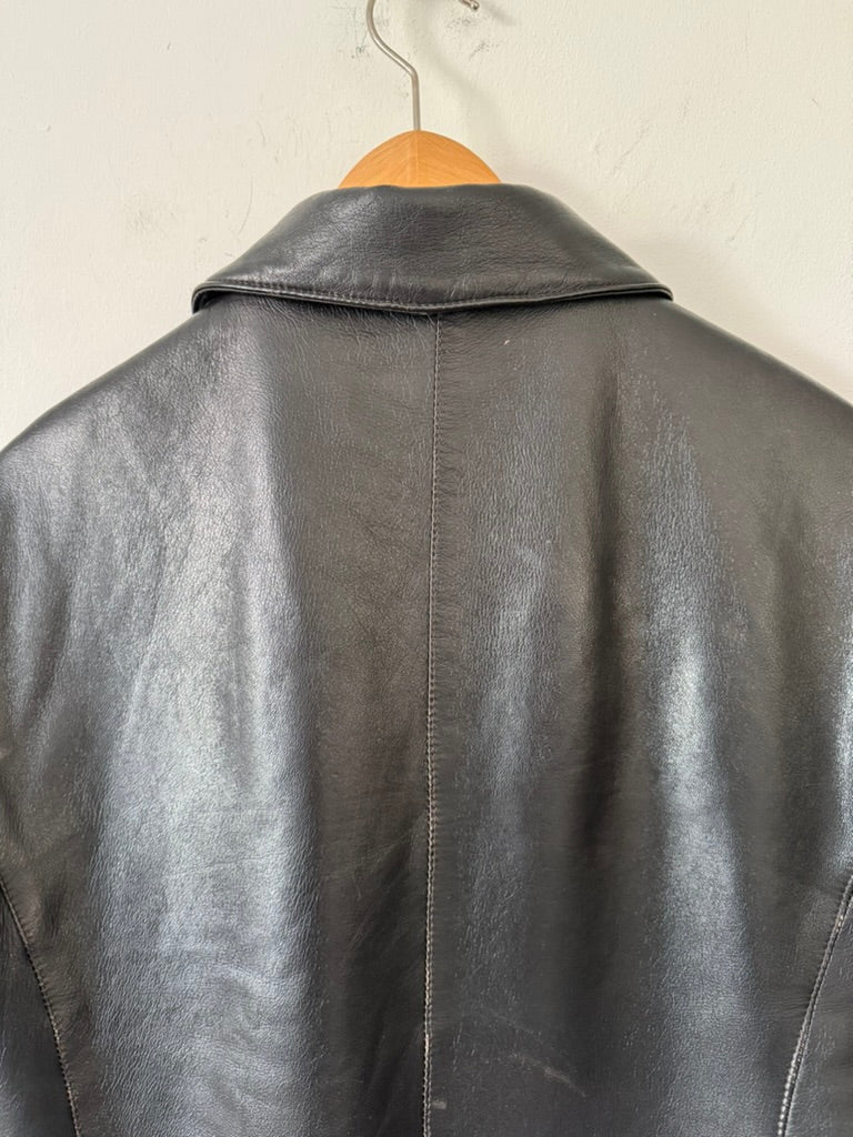 Armani Jeans Vintage Leather Jacket image 5