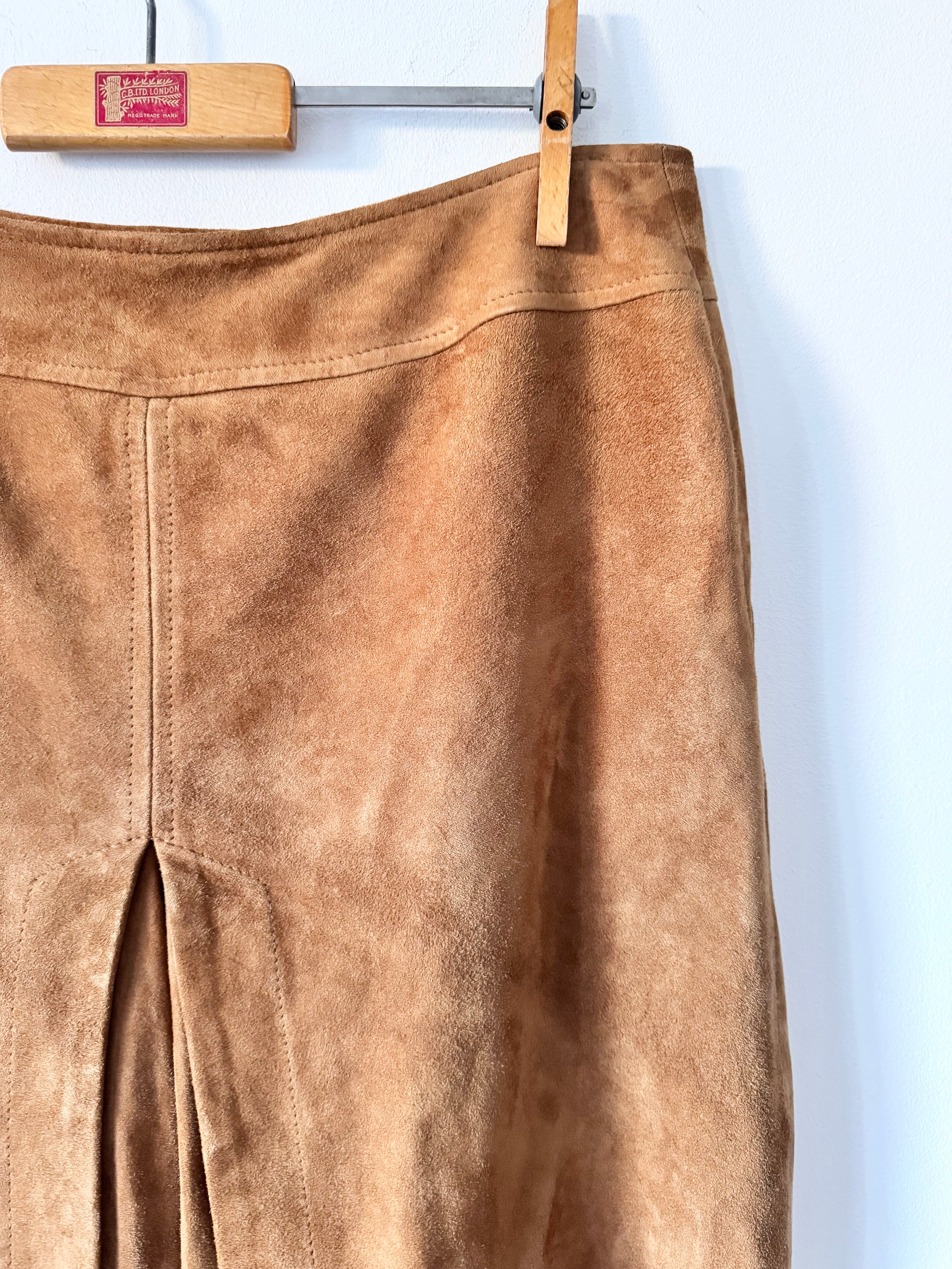 Valentino Vintage Suede Culottes image 6
