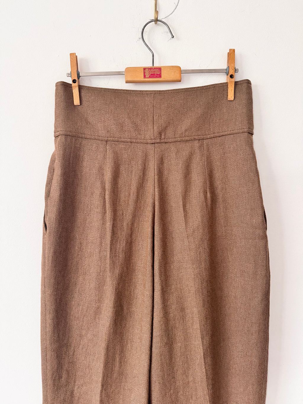 Burberry Pre-Owned Linen Trousers image 6