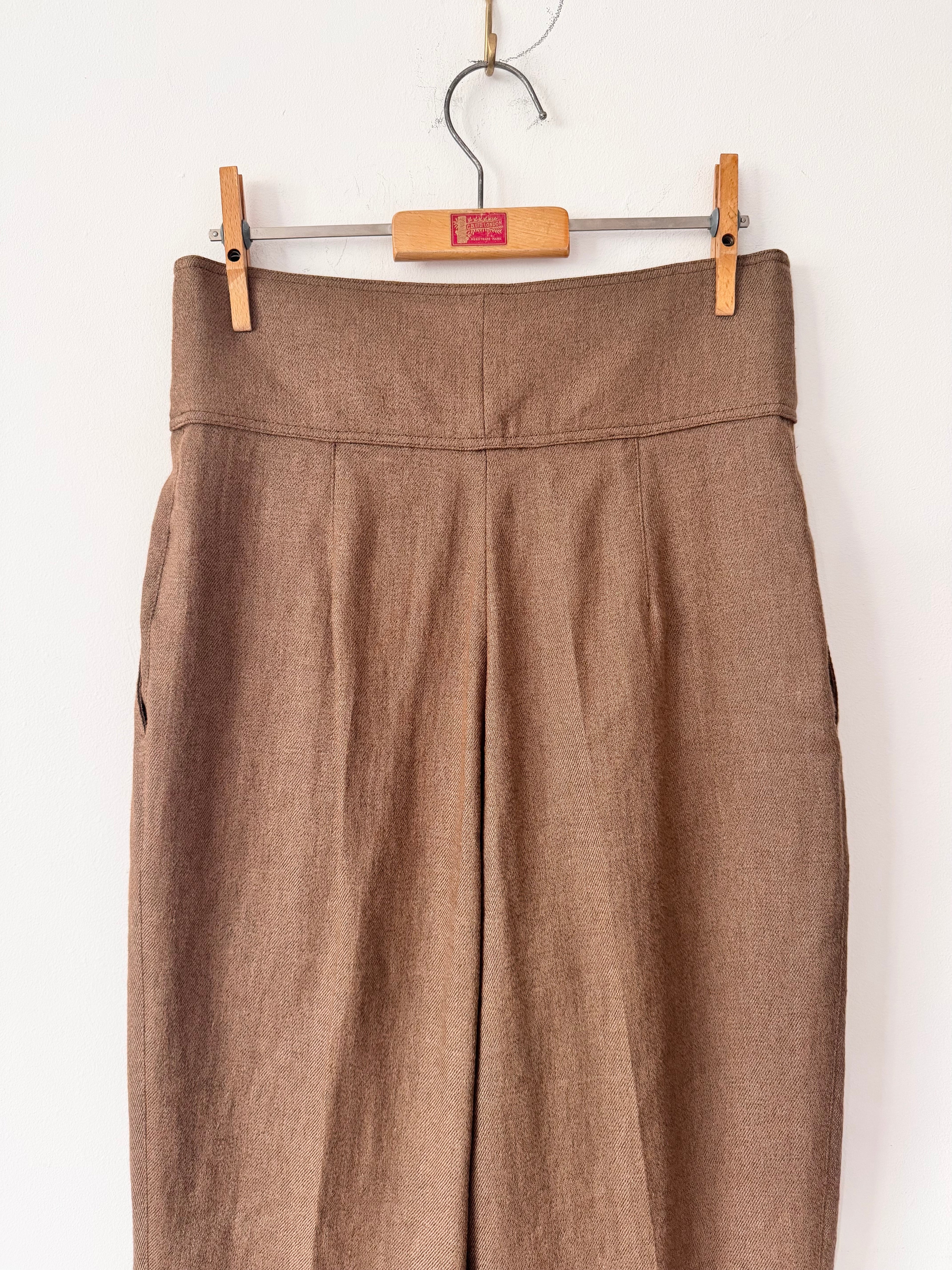 Burberry Pre-Owned Linen Trousers image 6