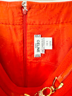 Celine Vintage Pleated Horsebit Skirt image 9