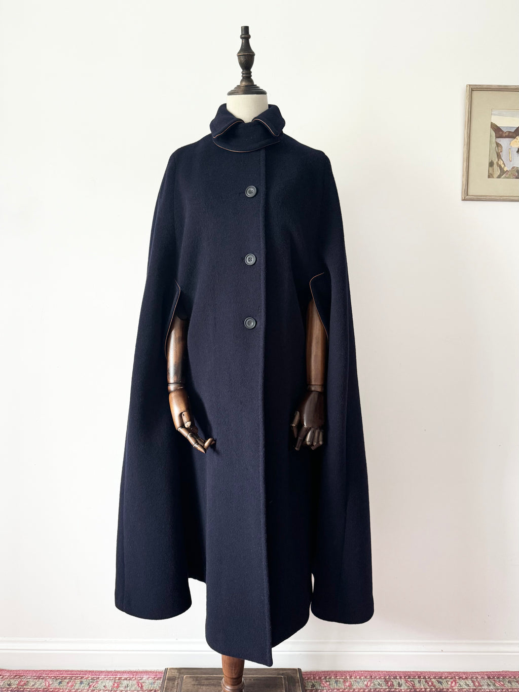 DAKS Preowned Long Wool Cape image 0
